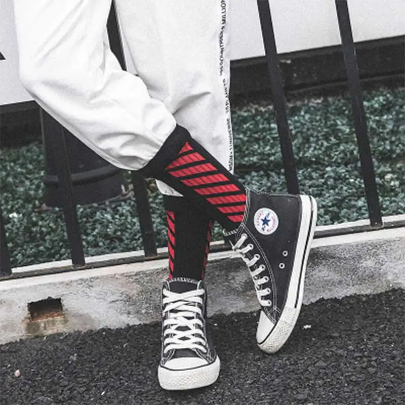 

Winter Fashion Street Hiphop Harajuku Socks Letter White socks Men Women Japanese Korean Hipster Short Socks Male Female Cotton