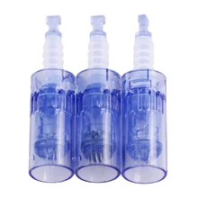 1/2 синий штык патрон игл 9/12/36/42 стежков на каждые круглый Nano/3D Nano/5D Nano для Microneedling Пера Иглы