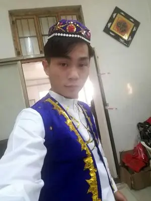 Синие Uyghur национальные костюмы для мужчин Sinkiang одежда Китайский национальный танец костюмы для мужчин фестиваль танцевальная одежда