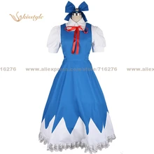 Kisstyle Moda Adviento Cirno Touhou Proyecto de Toho Santuario Maiden COS Ropa Cosplay Traje de Uniforme
