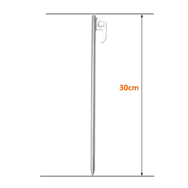 جديد بيع 5 قطعة الثقيلة 304 الفولاذ المقاوم للصدأ التخييم المظلة خيمة حصة الوتد لترسيخ خيمة الأقمشة المناظر الطبيعية نباتات للحديقة