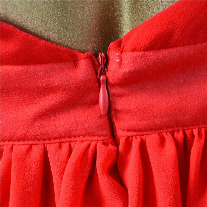 Ahmagen Deep V Neck Backless Spaghetti Strap Dress Slip Pleated Summer Beach Dress 2017 Sexy Long Maxi Boho Dresses09