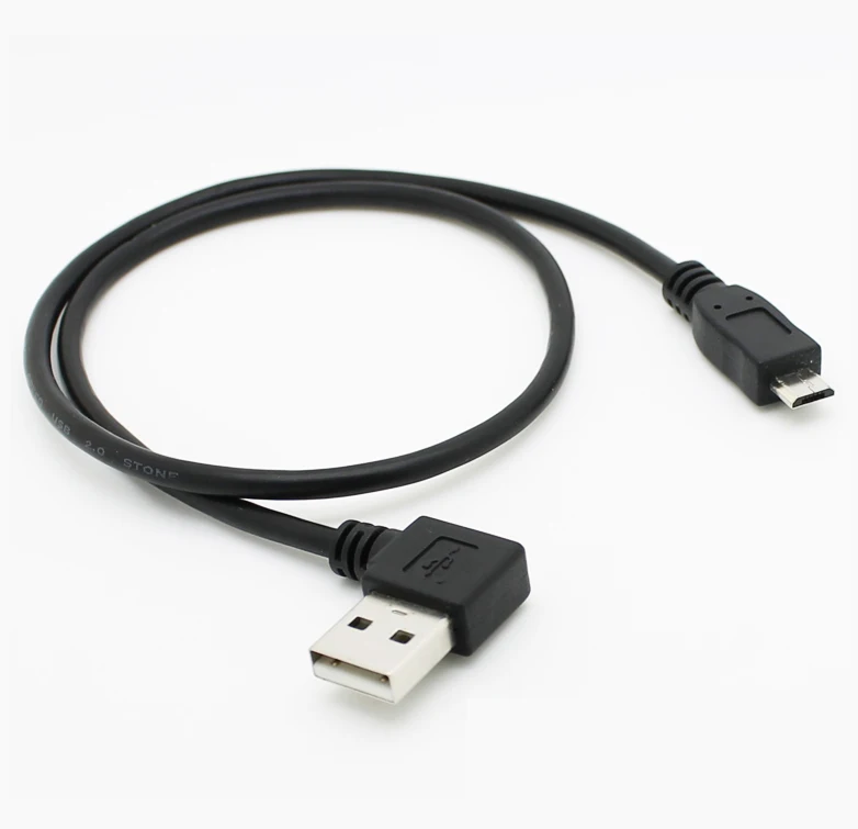 90 градусов под прямым углом к micro USB2.0 кабель micro USB-USB адаптер Локоть проводов