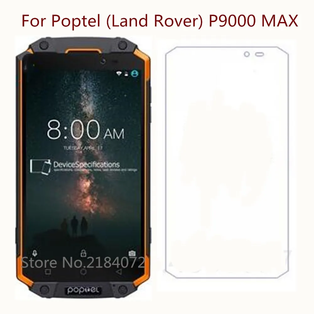 

9H 2.5D Screen Protector Glass For Poptel (Land Rover) P9000 MAX Phone Tempered Glass SmartPhone Front Film Protective Screen