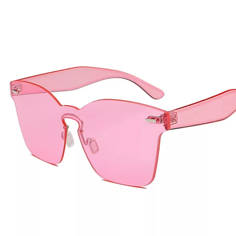 Женские дешевые с украшением в виде кристаллов солнцезащитные очки розовый