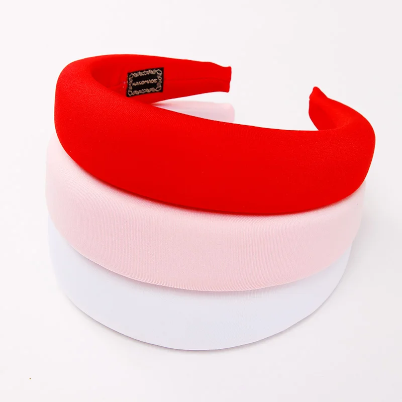 

2019 New Girls Colorful Soft Sponge Washing Make Up Thick HairBands Fashion Women Hair Bands Headbands Headwear Hair Accessories