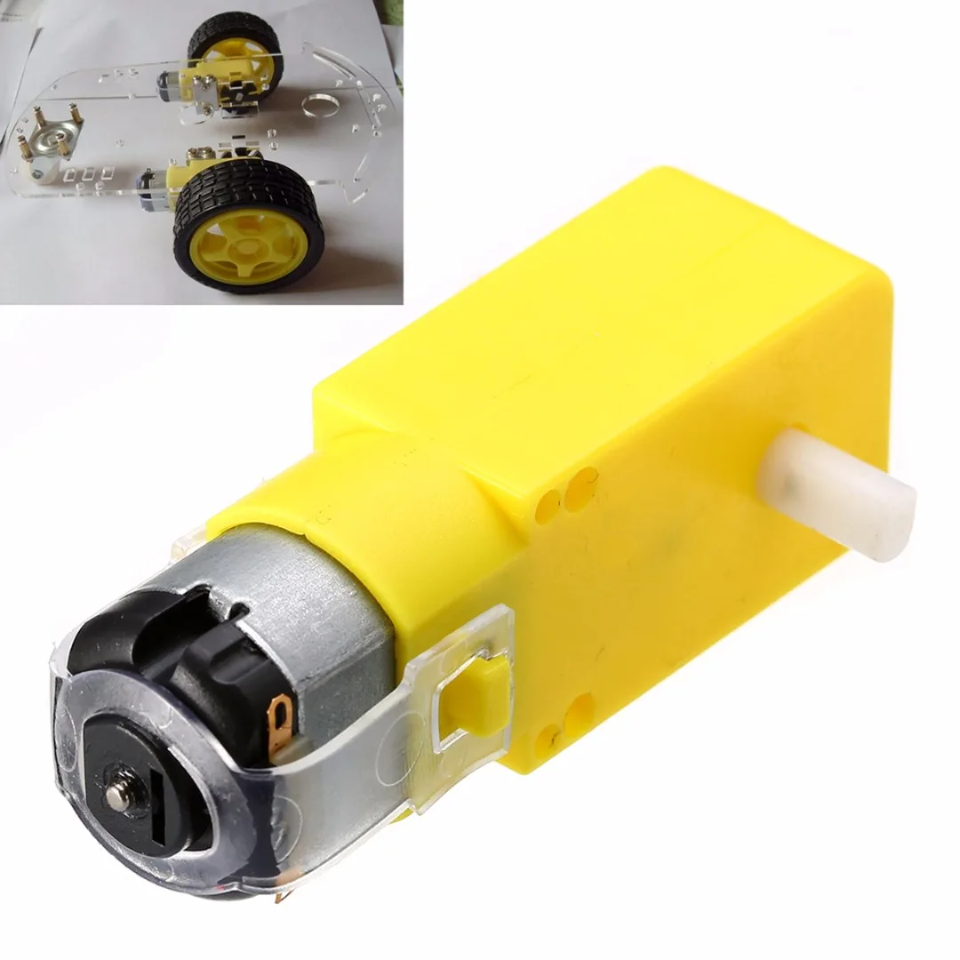 1Pc Plastic Gear Motor DC 3V-6V 1:48 Gear Motor 7 x 2.2 x 1.8cm For Arduino Intelligent Car TT Robot For Power Tools Accessories
