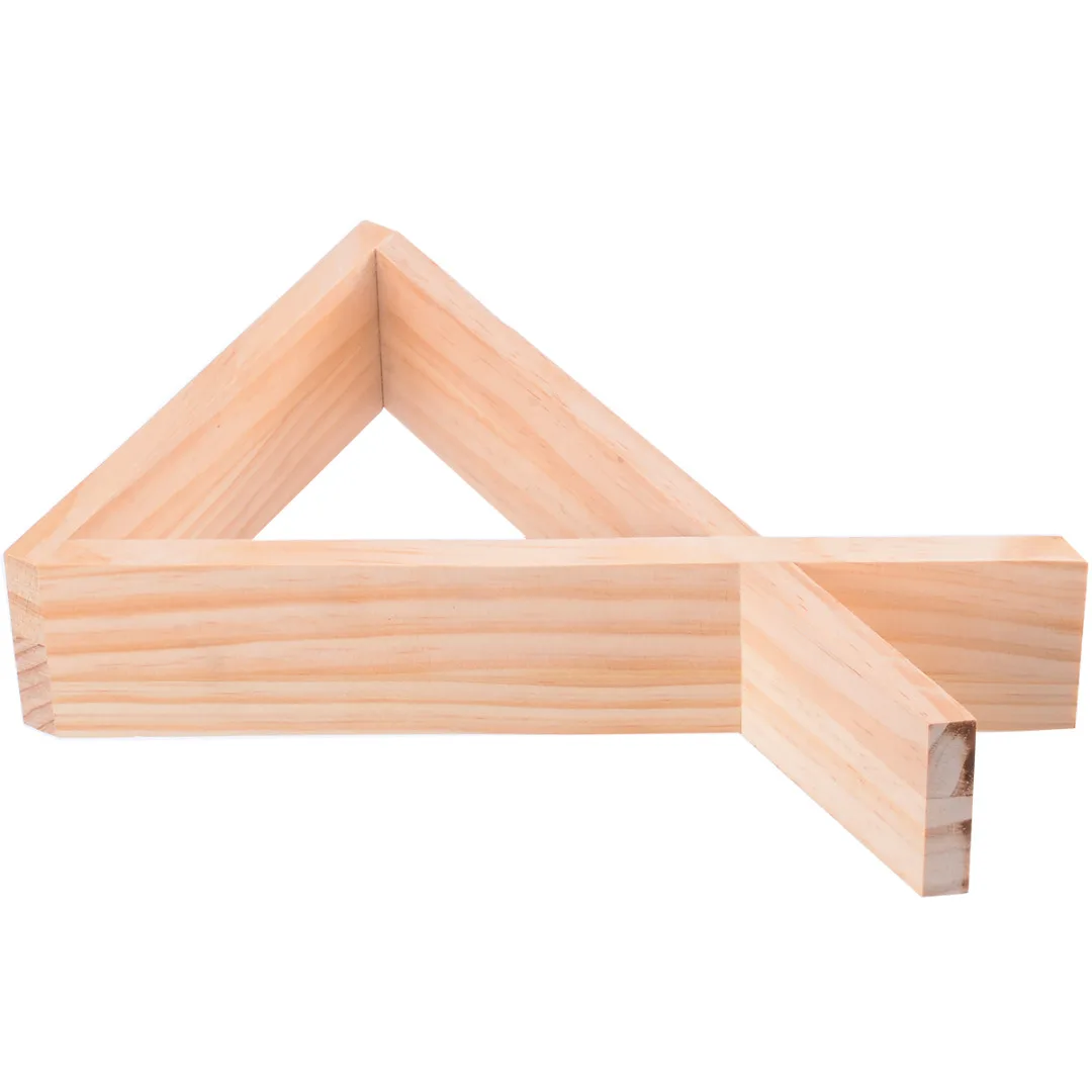 

1pc Lovely Triangular Storage Shelves Nordic Style Kids Baby Room Wooden Wall Decorative Shelf Book Shelf for Bedroom Home Decor