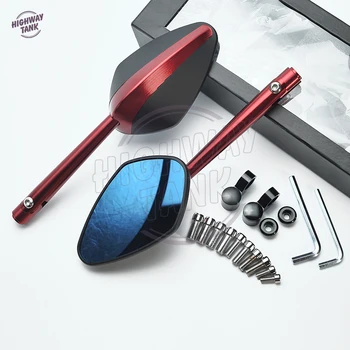 

CNC aluminum motorcycle rearview mirror case for YAMAHA FZ6 MT-09 HONDA CB600F KAWASAKI ER-6N SUZUKI GSR750 KTM DUCATI