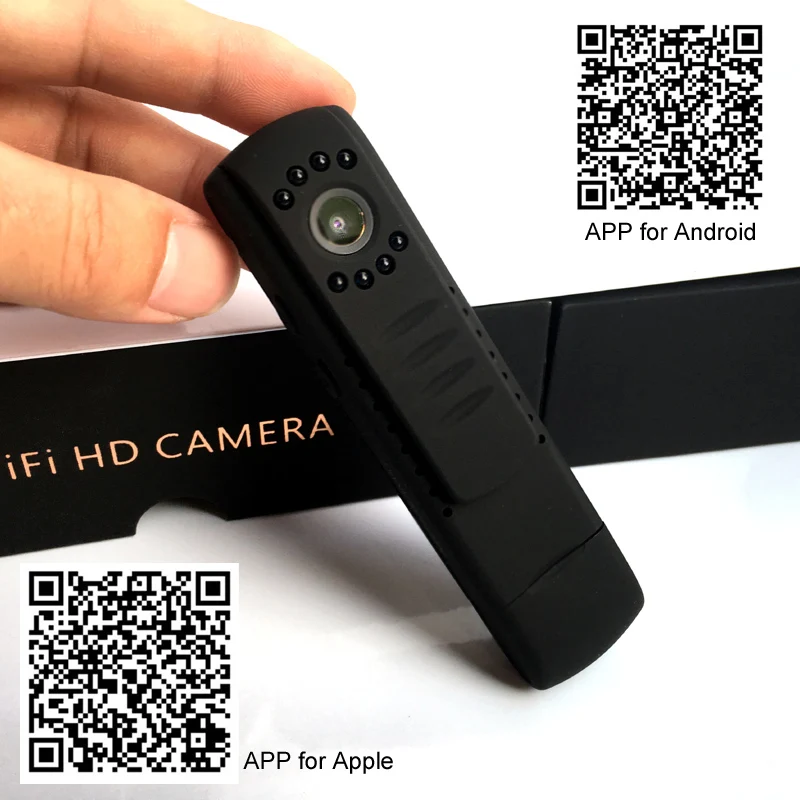 Ночное видение Камера Wi Fi fullHD 1080 p мини видеокамеры H.264 цифровая видео и аудио