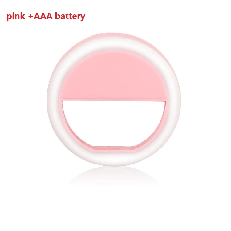 pink with battery Профессиональный зеркальный светодиодный светильник для мобильного телефона Artifact Pro Lady 36 шт. светодиодный светильник для фотографии с бусинами инструменты для красоты для фото заполняющий светильник - Цвет: pink with battery