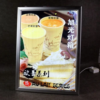 

Pizza Restaurant Menu Poster Display Frame,Led Backlit Menu Lightbox Signs