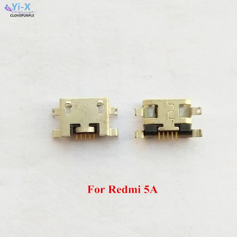 10 шт./лот разъем Micro USB для зарядного устройства Xiaomi Redmi 5A | Мобильные телефоны и