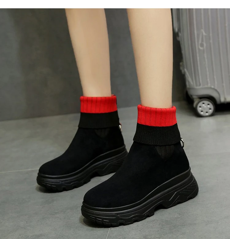 Spring And Autumn Fashion warm snow boots winter new women ankle boots