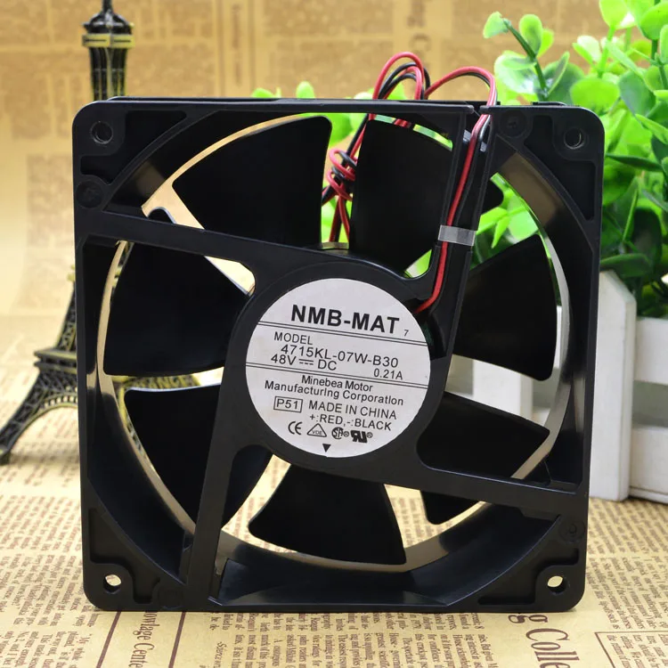 Бесплатная доставка. MAT7 12 см 4715 kl 12038 07 w B30 48 v 0 21 A инвертор dc вентилятор|dc fan|fan dc12 cm |