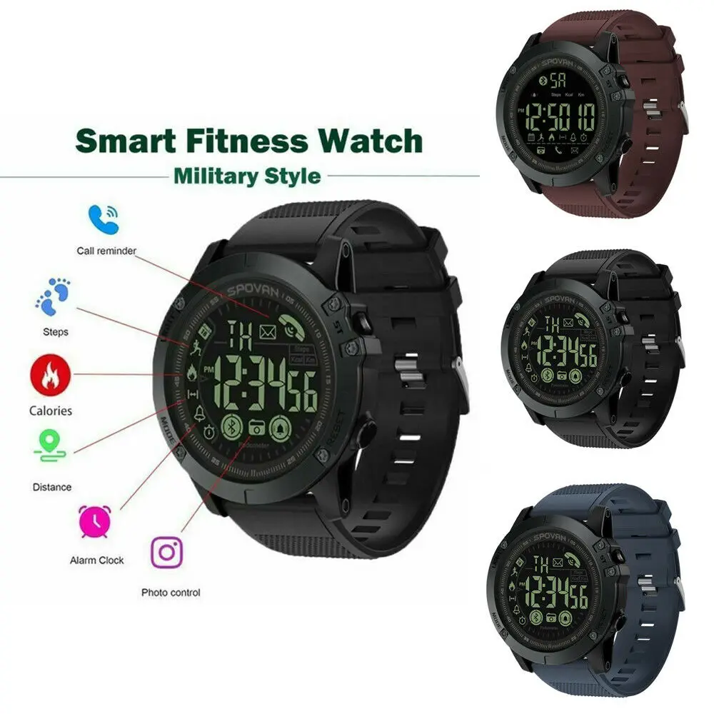 

Latest 2019 T1 Tact - Military Grade Super Tough Waterproof Smart Watch