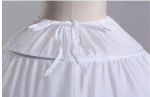 6 колец Белый подъюбник Jupon Femme свадебное платье женские аксессуары Enaguas Para vestidos mujer