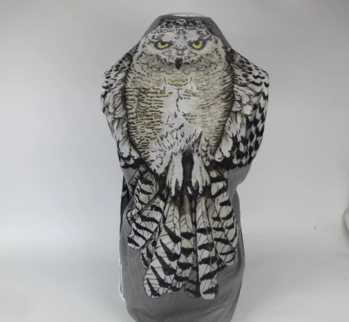 

Owl Kerchief Cotton Modal Square Scarf 2015 New Arrival Designer Womens Scarves Europe Style Wrap Pashmina 115*115cm