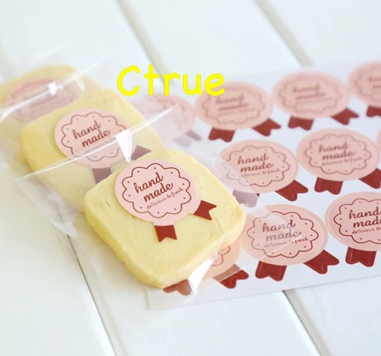 Ctrue Wholesale 600pc Handmade Sticker Labels Seals Paper Gift Tags Snack And Cookies Packing