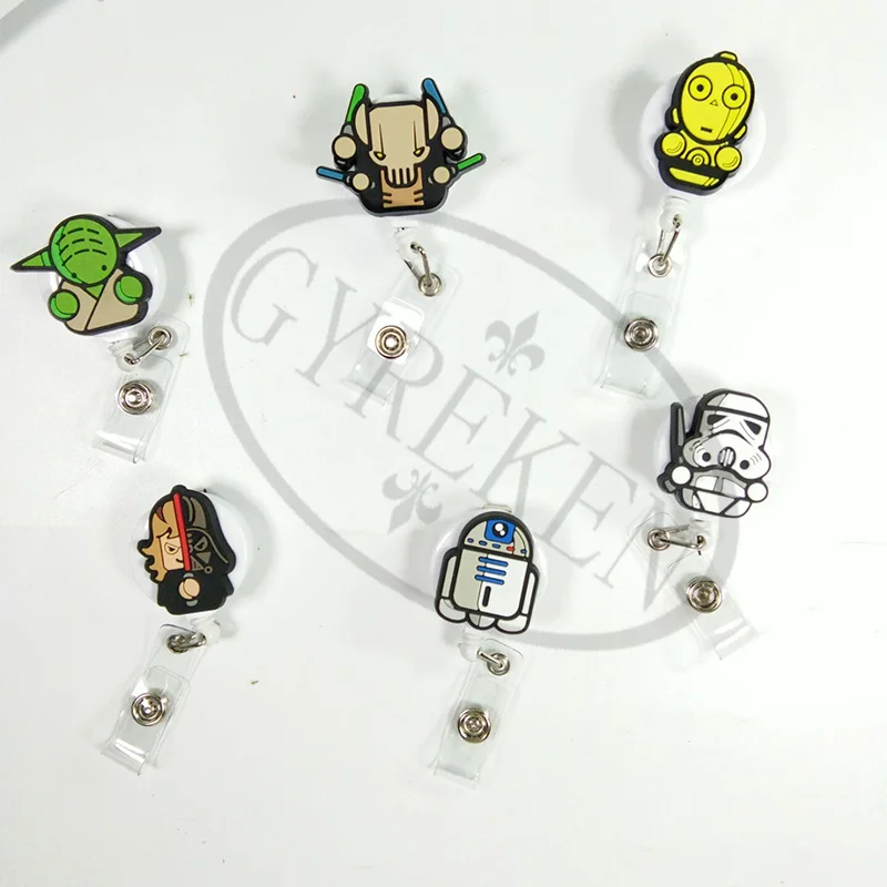 

Card Holder Retractable Reel for Bus Credit Card Holder Cartoon Movie Character Star Wars Bus Credit