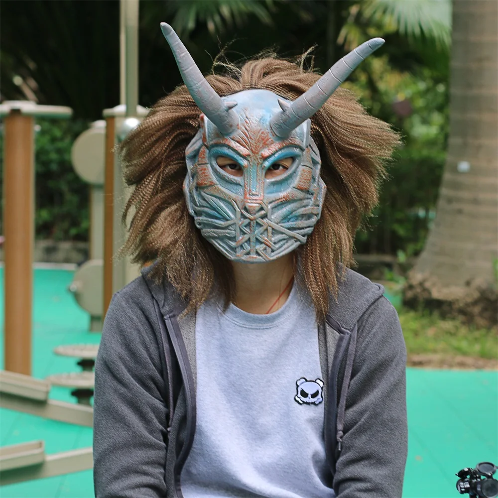 Erik Killmonger маска 2018 Новая Черная пантера косплей с париками латексная