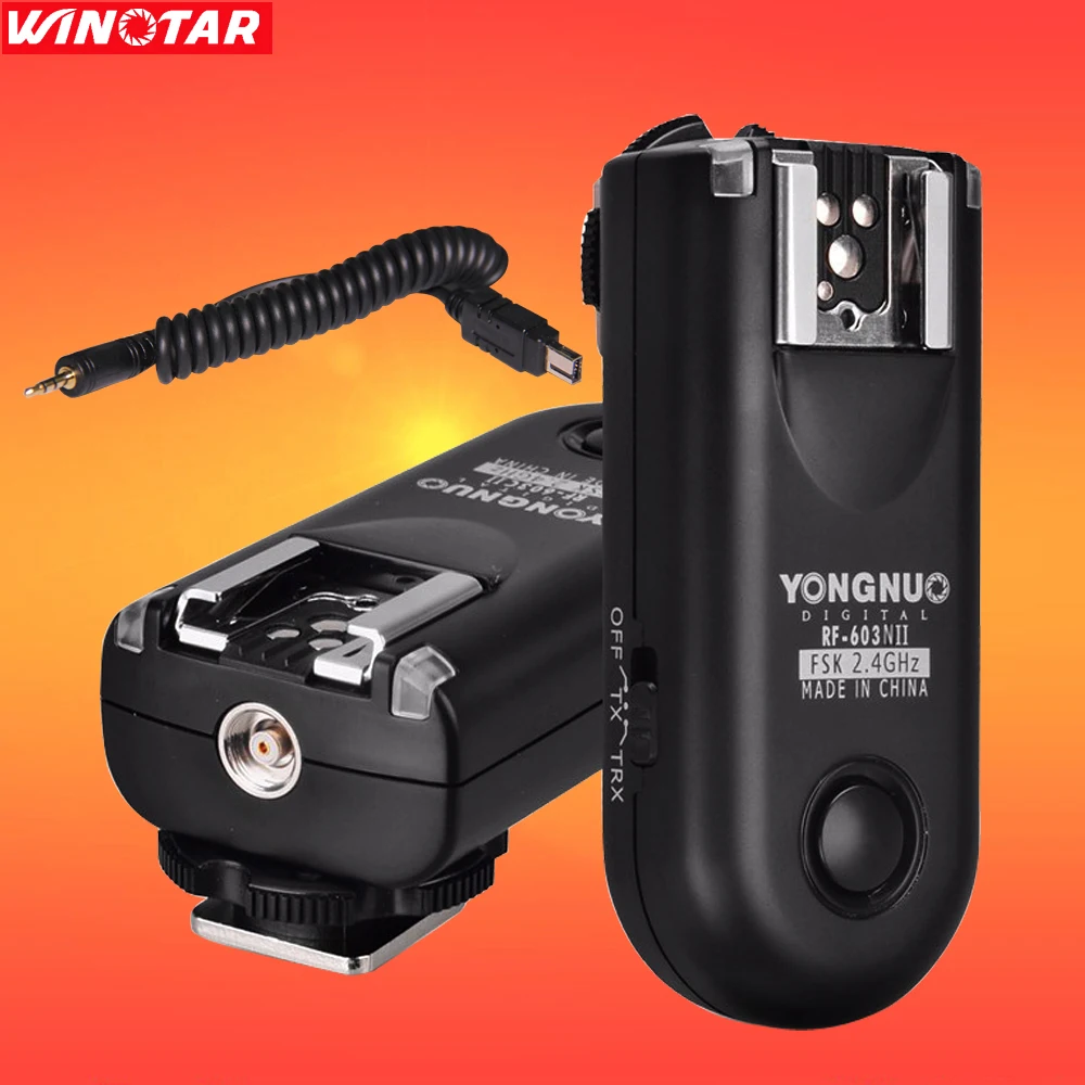 YONGNUO RF 603 II N3 Radio Wireless Remote Flash Trigger for Nikon D750 D610 D600 D3300 D3200