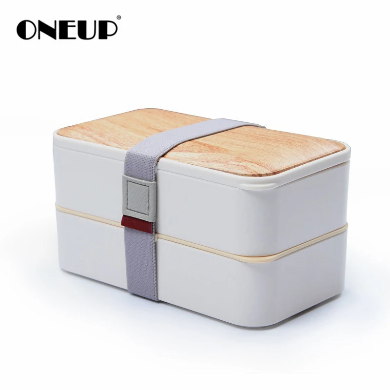 Ланч бокс ONEUP портативный контейнер для хранения еды с рисунком под дерево