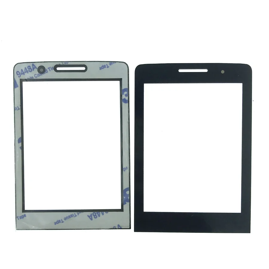 

2pcs In Stock NEW For PHILIPS E570 Panel Not Glass Touch Screen lens With 3M 9448A double faced Adhesive sticky Tape