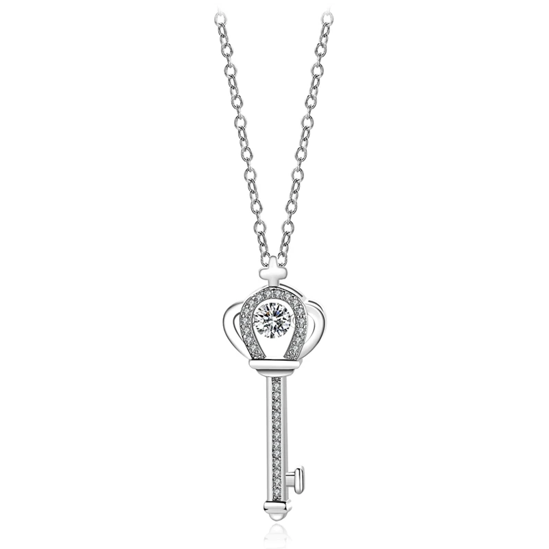 

Lucky Rhinestone Horse Hoof Horseshoe Pendants Necklace Key Pendants Necklace Silver Top quality Fashion Jewelry ForWomen