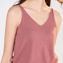 LHZSYY 2019 Summer New Women's Knitted Sling Solid color Pullover Sleeveless Wild Soft V-Neck Vest Thin Section Inside Female LHZSYY 2019 Summer New Women's Knitted Sling Solid color Pullover Sleeveless Wild Soft V-Neck Vest Thin Section Inside Female