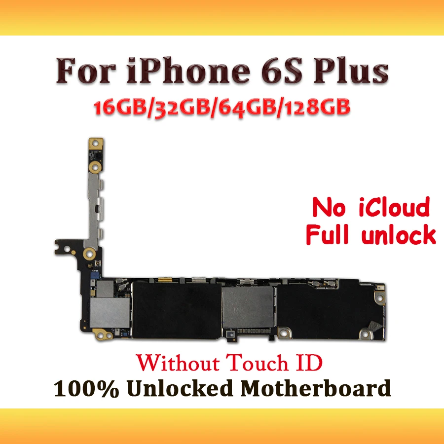 

No iCloud Full Tested For iPhone 6s Plus Motherboard,100% Unlocked For iPhone 6s Plus Logic Board Motherboard Without Touch ID