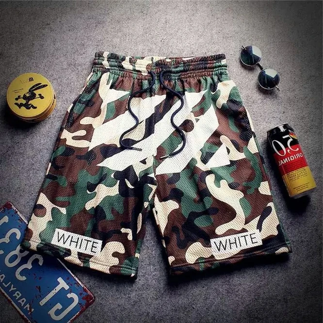 TOP version Off White Virgil Abloh religion Camouflage Pattern Men shorts Pyrex Vision KTZ European and American Style _ - AliExpress Mobile