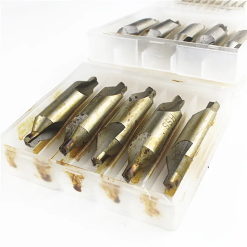  CHARTISAN Economic HSS Center Drill and Countersinks Drills 1/1.5/2/2.5/3/3.5/4/4.5/5/6mm