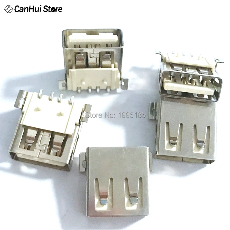 10/20 шт. стандартные женские паяльные разъёмы USB типа А разъем для печатной платы