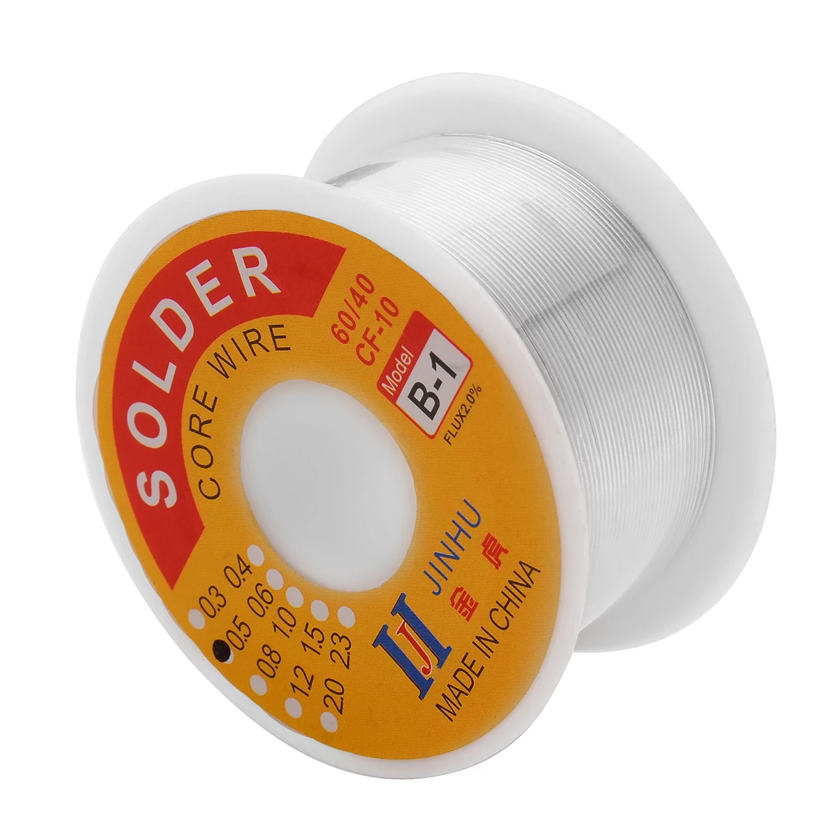 1pc 0.5mm Soldering Wire 60/40 100g Rosin Core Welding Tin Lead Solder Iron Wire Reel Roll 2% Flux