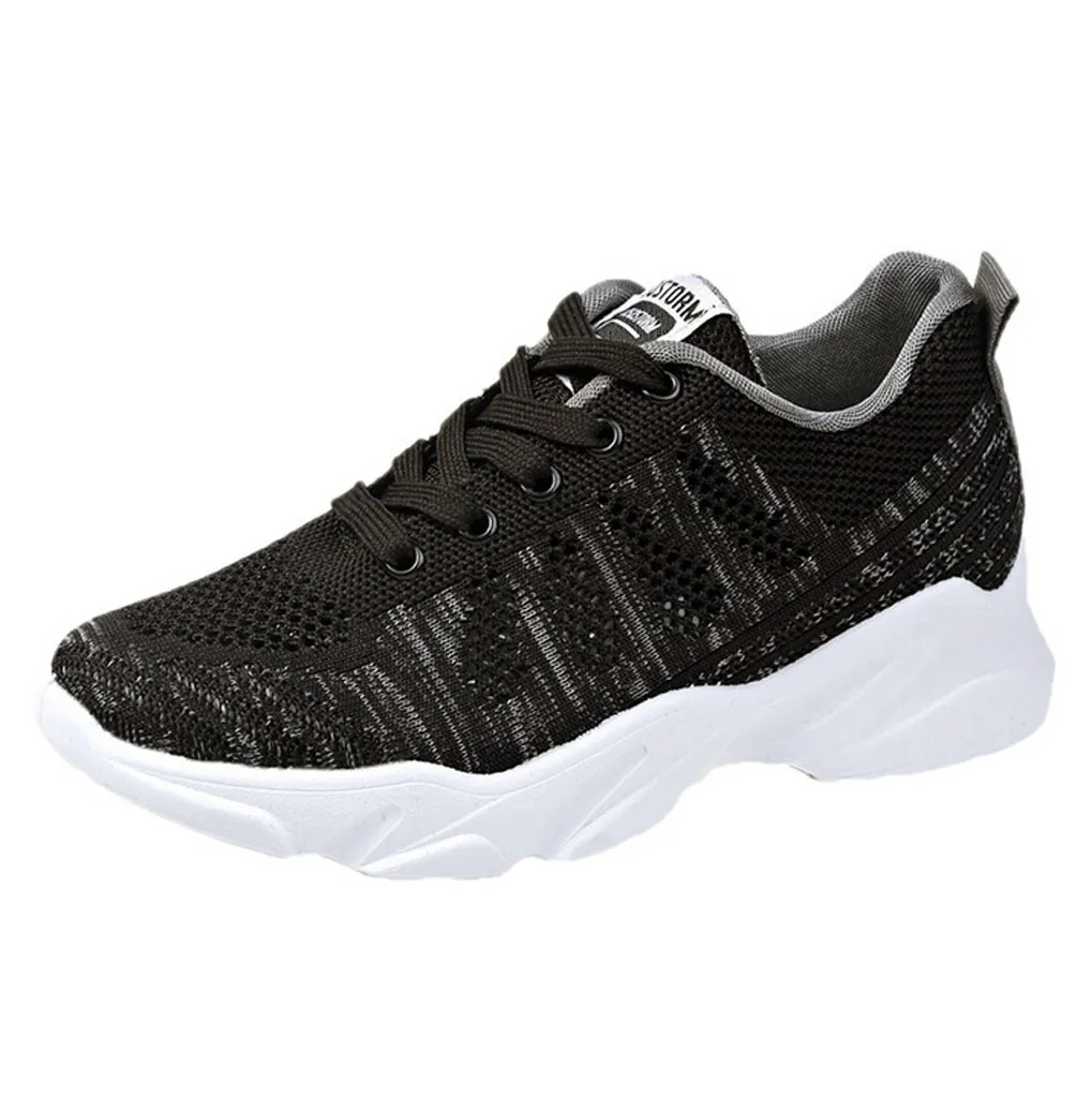 

KANCOOLD Summer Women's Running Sneakers Student Graffiti Face Low Cut Flat Shoes Casual Lightweight Athletic Trainers Shoes