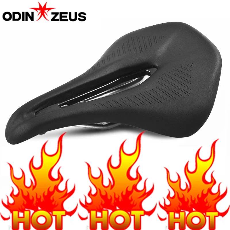 

OdinZeus Newest Cycling Saddle Mountain/Road/MTB Bike Seat Cushionleather Saddle cushion Soft Bicicleta Asiento bicycle parts