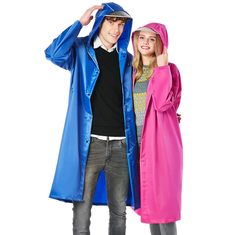Rainfreem Impermeable Raincoat WomenMen Suit Rain Coat Outdoor Women Hood Fishing Rain Gear Poncho Waterproof Windbreaker Hooded Poncho Out (1)