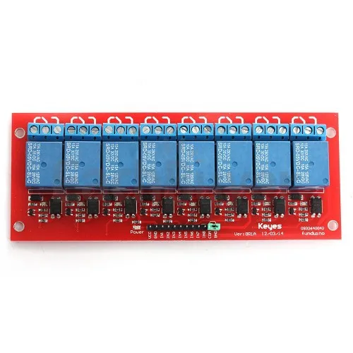 50PCS/LOT Keyes 12V 8 Channel Relay Expansion Module w/ Optocoupler