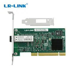 LR-LINK 7210PF-LC PCI волокно оптический 1000 м Gigabit Ethernet сети lan карты сервер адаптер настольный ПК контроллер Intel 82575 nic