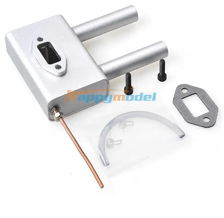 

Pitts Muffler with Smoke / Smoking Function Exhaust Pipe for DLE35RA Gasoline Engine