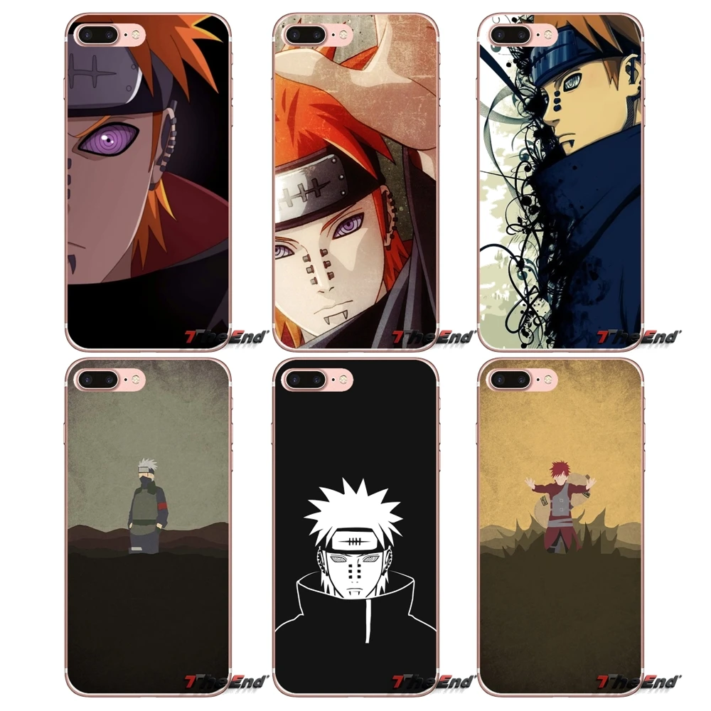 

For Huawei P Smart Y6 P8 P9 P10 Plus Nova P20 Lite Pro Mini 2017 SLA-L02 SLA-L22 2i naruto Akatsuki Pain Soft Transparent Covers