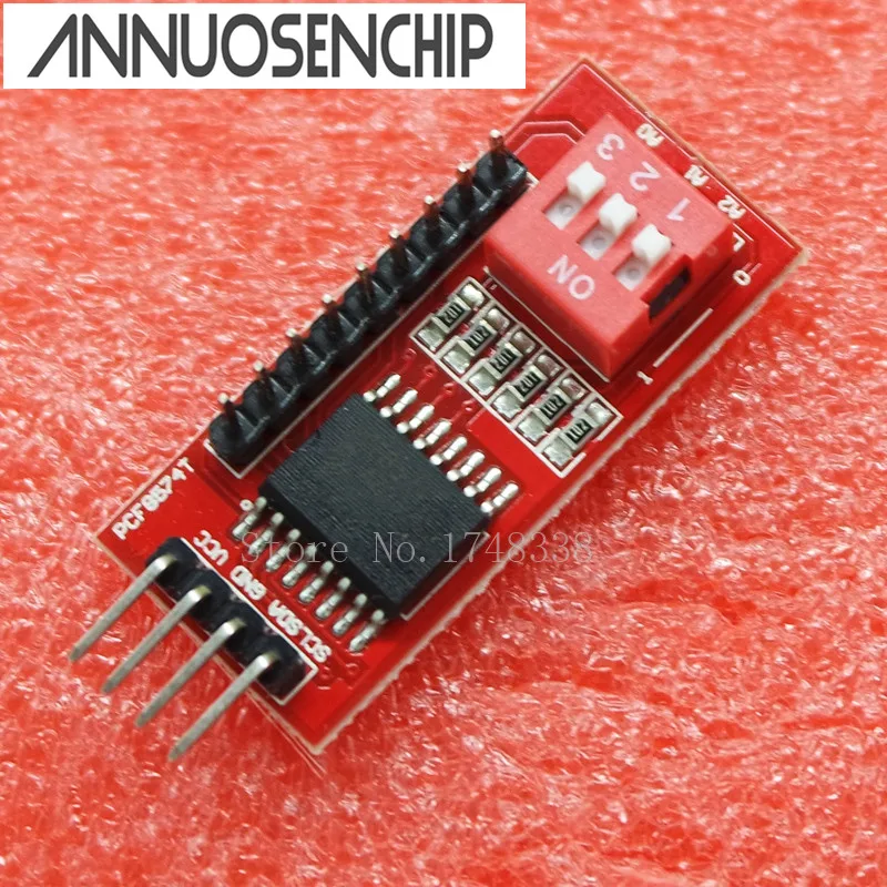 Для Arduino PCF8574 PCF8574T I/O для интерфейса порта I2C IIC Поддержка каскадного расширенного