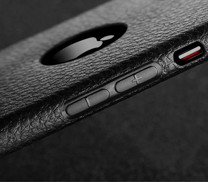 Новый Ретро Кожаный узор Мягкий ТПУ силиконовый чехол для телефона IPhone 6 6S 7 Plus