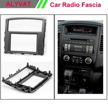Free Shipping Car Radio Fascia Panel for MITSUBISHI Pajero, Shogun, Montero 2007+ Stereo Dash CD Facia Trim Install Kit