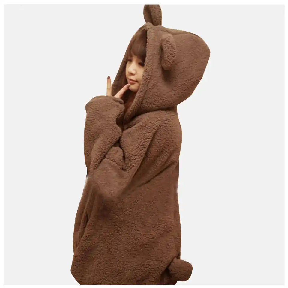 brown hoodie women