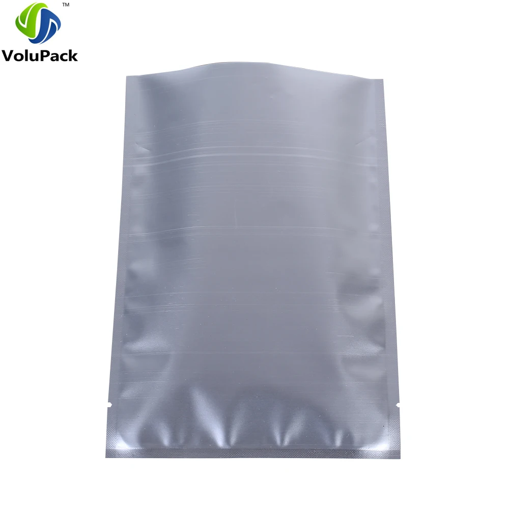 14x20cm (5.5x7.75") Silver 3 MIL waterproof three side seal packing bag
