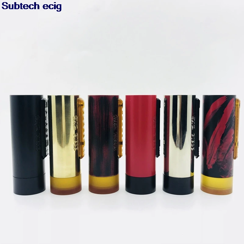 Механический мод Purg Slim Piece Mod Боковая кнопка огня 18650 батарея 510 резьба латунь