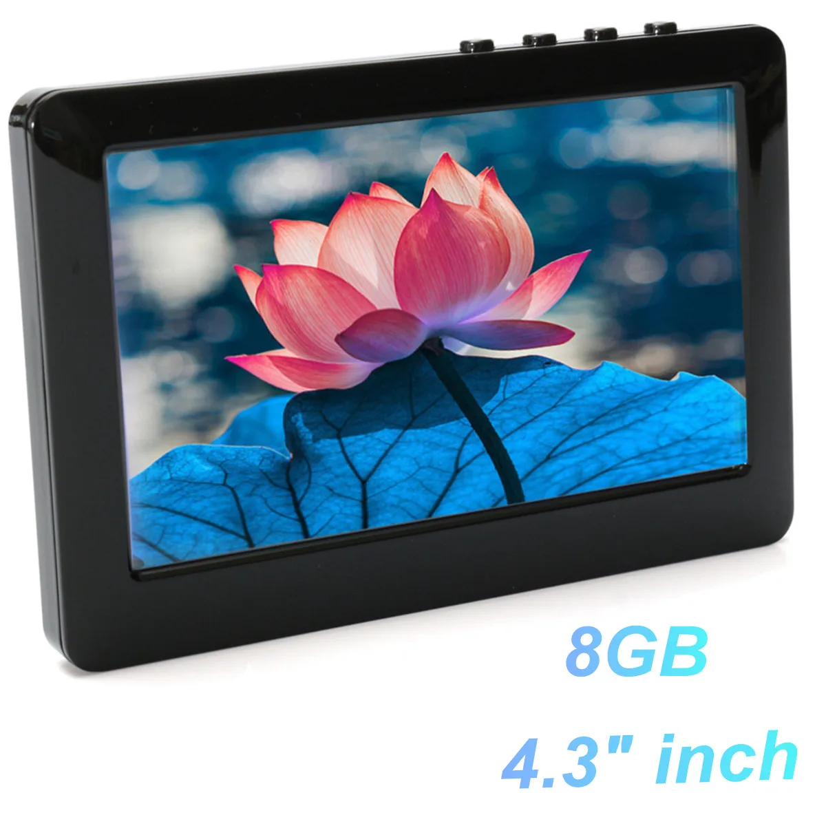 

KROAK 8GB 4.3 Inch Screen MP3 MP4 MP5 Player Digital Video Media FM Radio TV OUT Support TF Card Max 32G
