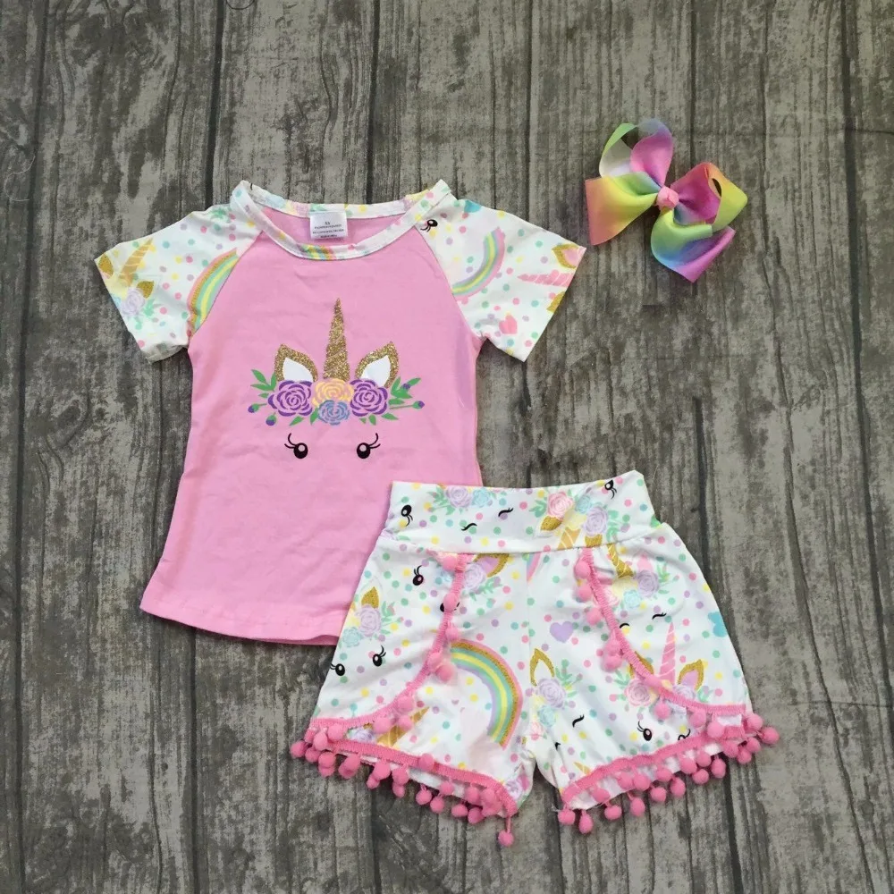 Buy baby girls summer clothes children girls unicorn